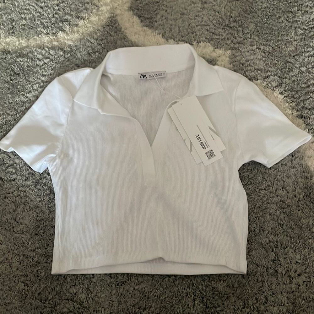NWT white zara top
